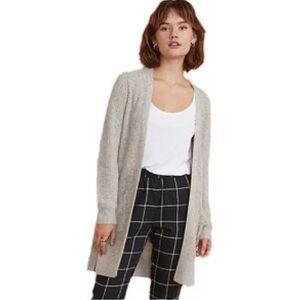 Madewell women’s gray long cardigan XS L108-29